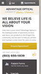 Mobile Screenshot of advantageopticaloc.com